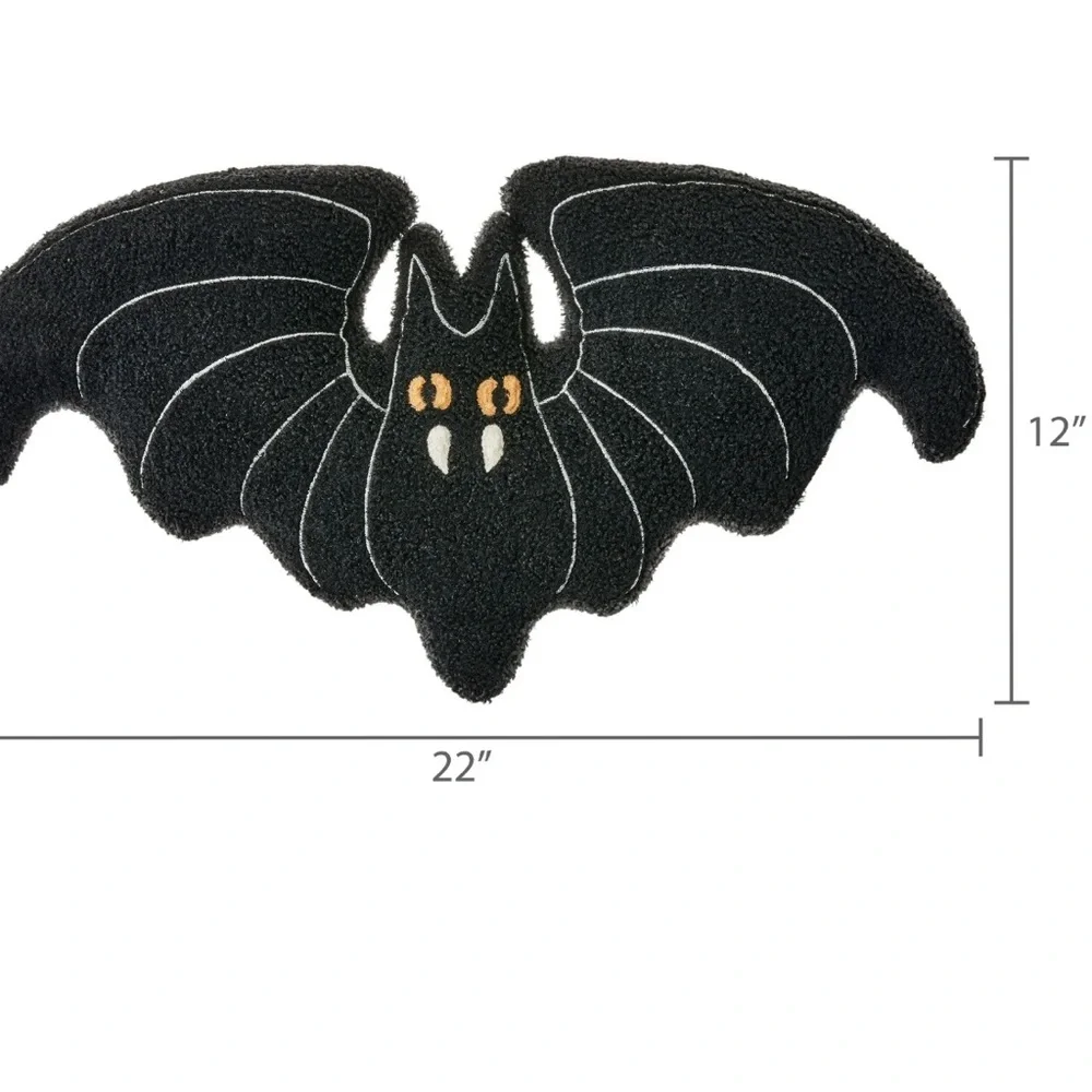 🆕Celebrate Bouclè Shaped Bat Accent Pillow